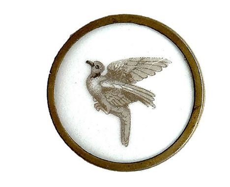 A medium late 19th C. button known as a "Liverpool" transfer. A long time ago collectors coined the name for these transfer o