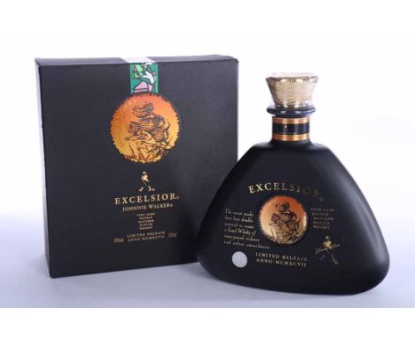 JOHNNIE WALKER EXCELSIOR
Blended Scotch Whisky, Limited Release MCMXCVII. 750ml, 43% volume, in carton. CONDITION REPORT: Ver