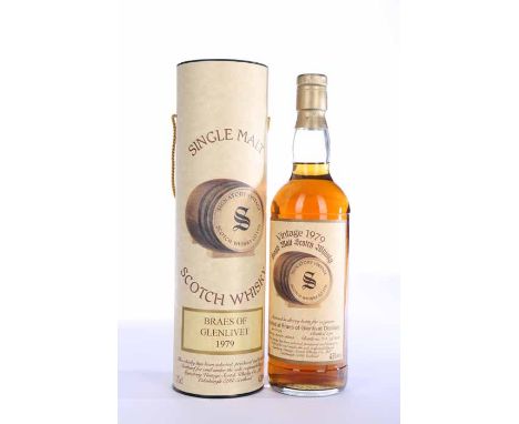 BRAES OF GLENLIVET 1979 SIGNATORY AGED 15 YEARS
Single Malt Scotch Whisky. Distilled 6th June 1979, matured in sherry butt No