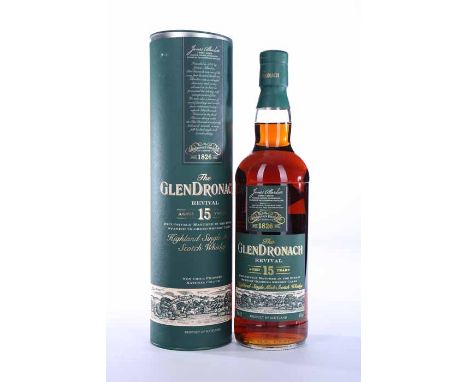 GLENDRONACH REVIVIAL AGED 15 YEARS
Highland Single Malt Scotch Whisky. Exclusively matured in Spanish Oloroso sherry casks. 7