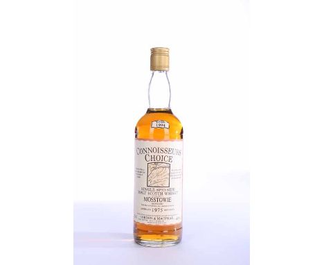 MOSSTOWIE 1975 CONNOISSEURS CHOICE
Speyside Single Malt Scotch Whisky. Distilled 1975 and bottled 1994. Bottled by Gordon & M