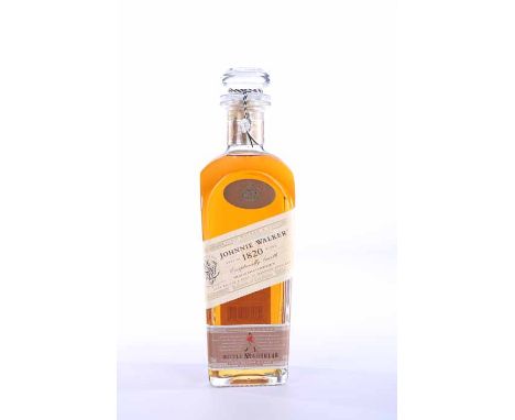 JOHNNIE WALKER 1820 SPECIAL BLEND
Blended Scotch Whisky. Bottle no. A006148. 700ml, 40% volume.  