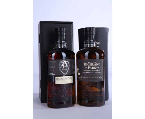 HIGHLAND PARK HJARTA AGED 12 YEARS
Highland Single Malt Scotch Whisky. Bottled 2006, one of 3924 bottles. 70cl, 58.1% volume,
