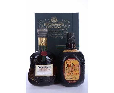 BUCHANAN'S RED SEAL
Blended Scotch Whisky. 750ml, 40% volume, in presentation carton. 
GRAND OLD PARR AGED 12 YEARS
Blended S