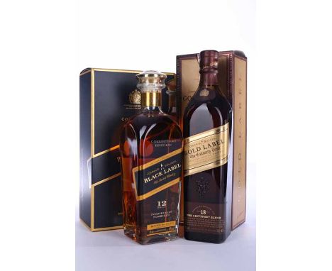 JOHNNIE WALKER BLACK LABEL 12 YEARS OLD COLLECTORS' EDITION
Blended Scotch Whisky. Bottle no. 035372. 70cl, 40% volume, in ca