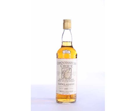 GLENGLASSAUGH 1983 CONNOISSEURS CHOICE
Highland Single Malt Scotch Whisky. Distilled 1983 and bottled in 1993 by Gordon & Mac