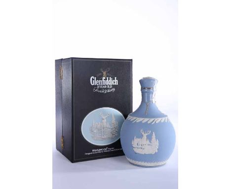 GLENFIDDICH 21 YEAR OLD WEDGWOOD DECANTER
Highland Single Malt Scotch Whisky. 700ml, 43% volume, in presentation box with cer