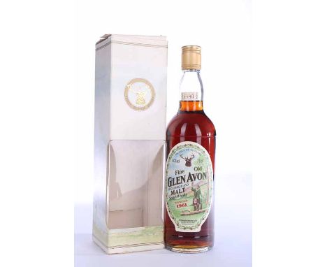 FINE OLD GLEN AVON 1961 
Highland Single Malt Scotch Whisky. Distilled 1961 and bottled 1997. 70cl, 40% volume, in carton.  C