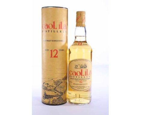 CAOL ILA AGED 12 YEARS
Islay Malt Scotch Whisky. Bottled by Bulloch Lade & Co. Ltd. Labelled for the Italian market. 75cl, 43