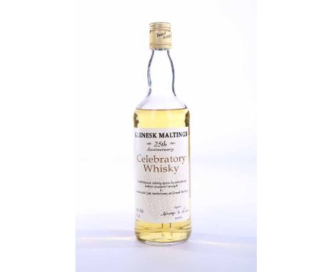 GLENESK MALTINGS 25th ANNIVERSARY
Highland Single Malt Scotch Whisky. A 1969 Glenesk whisky specially selected and bottled at