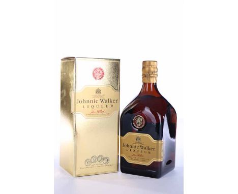 JOHNNIE WALKER LIQUEUR
Scotch Whisky Liqueur. U.S. Import by Schieffelin and Somerset Co. New York. 750ml, 40% volume, in car