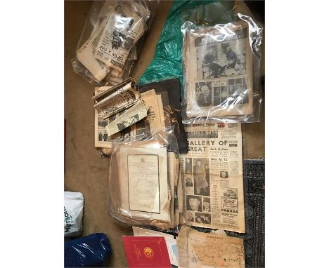 A Large Collection of Newspapers etc... Dating from 1915 Onwards. Ex BP.
