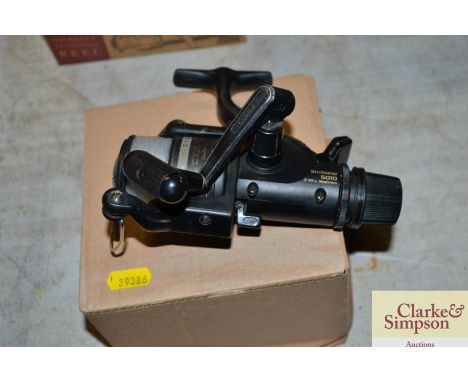 A Shimano 5010 bait runner fishing reel