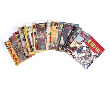 The Texan No’s. 2, 3, 4, 7 and 8; and other Western titles, including: Red Ryder, Bob Colt, Tom Mix, Sergeant Preston, Buck J