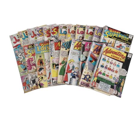 Adventure Comics No’s. 311, 317, 321 and 326; Superboy No. 101; Action Comics No. 307; Giant Lois Lane Annual No. 2; Giant Su