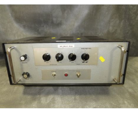 A CUSTOM MADE 60W VALVE AMPLIFIER