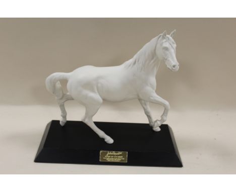 BESWICK MODEL OF HORSE ENTITLED SPIRIT OF THE WILD I MATT WHITE FINISH 