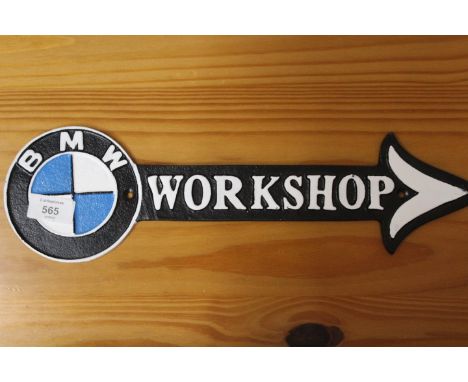 ***A BMW WORKSHOP ARROW PLAQUE**