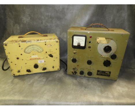 TWO VINTAGE SIGNAL GENERATORS TO INCLUDE B4B5 AND A 51-2250 MODEL (2)