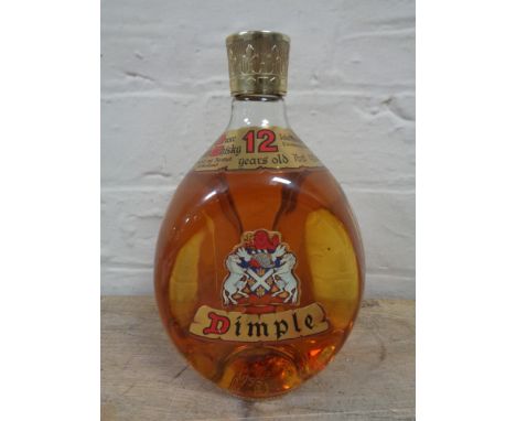 A bottle of Dimple 12 year old deluxe Scotch whisky, 75 cl 