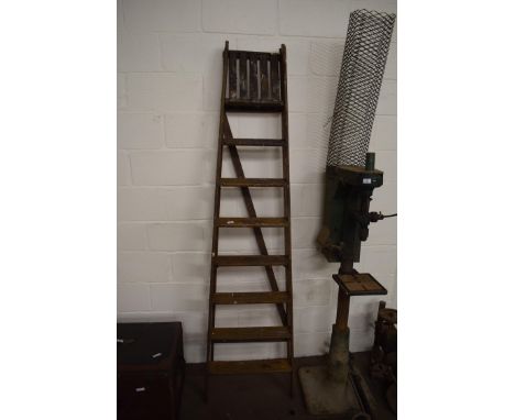 Wooden step ladder