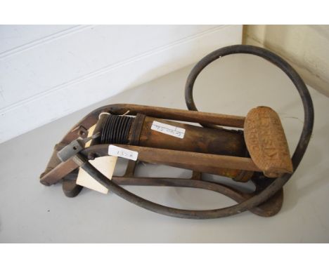 Duplex vintage foot pump
