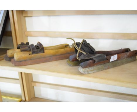 Pair of vintage ice skates