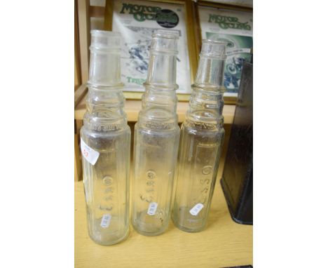 Three glass pint bottles for Esso Petroleum &amp; Co Ltd