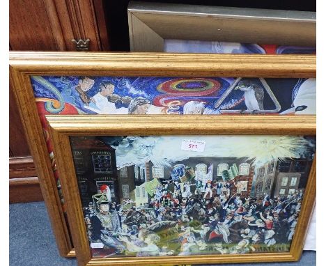 MARIALOUISA MARINO, four prints of the artists work, all signed