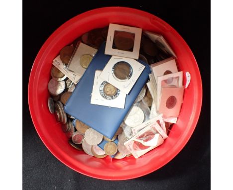A COLLECTION OF COINS, to include British First Decimal Coins