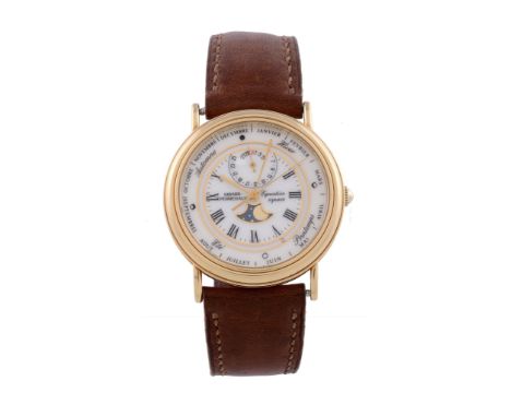  Girard Perregaux, Equation Espace, ref. 4830 51, an 18 carat gold wristwatch,   no. E692, circa 1990, quartz movement, 11 je