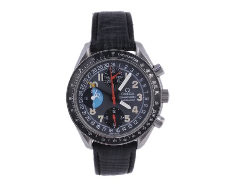  Omega, Speedmaster, ref. 175.0084, a stainless steel chronograph wristwatch,   circa 1995, cal. 1151, no.  375.0084,    auto