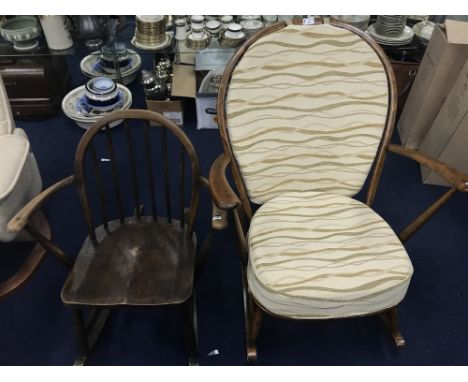 TWO ERCOL ROCKING CHAIRS