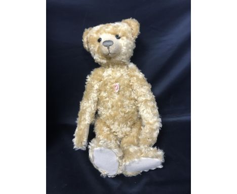 LARGE STEIFF TEDDY BEAR, a replica of the original 1904 model