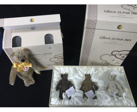 COLLECTION OF STEIFF BEARS, along with a Treasured Bears limited edition set