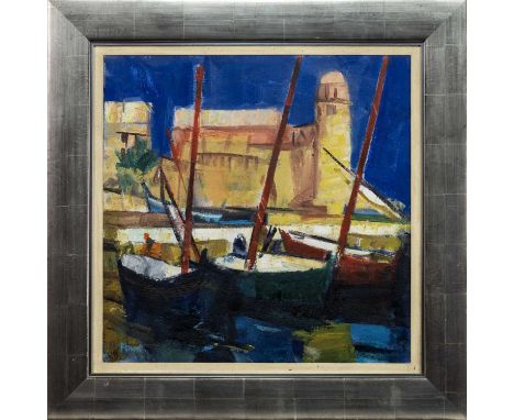 * ARCHIE FORREST RGI (SCOTTISH b. 1950), COLLIOURE  oil on canvas, signed, further signed, titled and dated 1986-1988 verso a