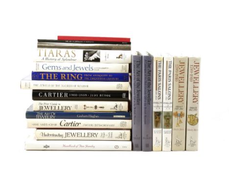 A collection of books on the subject of jewellery, including:BENNETT, D. & MASCETTI, D., Understanding Jewellery (Suffolk: An