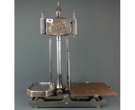 An RACS shop weighing scale, H.  63cm