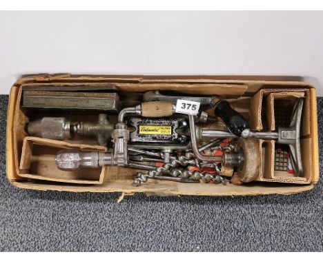 A box of old tools.