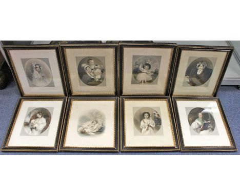 After A.E.Chalon, eight 19th Century prints tracing the ages of a woman, engraved by H.T.Ryall, published by Charles Tilt, fr