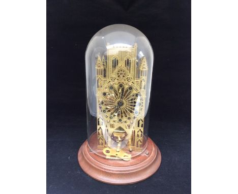 The York Minster Cathedral Clock, skeleton clock by Franklin Mint, limited edition&nbsp;