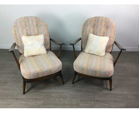 PAIR OF ERCOL ARMCHAIRS