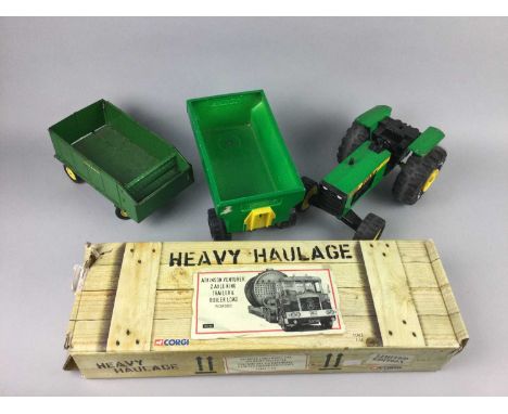 CORGI HEAVY HAULAGE ATKINSON VENTURER MODEL,along with a 'Building Britain' model set and a group of Tonka farm equipment mod