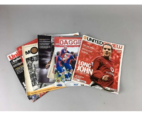 LARGE COLLECTION OF FOOTBALL PROGRAMMES,including Rangers and Celtic big match programmes, Scotland internationals and Englis