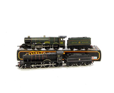 Various Makers 00 Gauge Locomotives: Mainline 37058 GWR green 2251 Class Collett No3205, in original box, unboxed Bachmann BR
