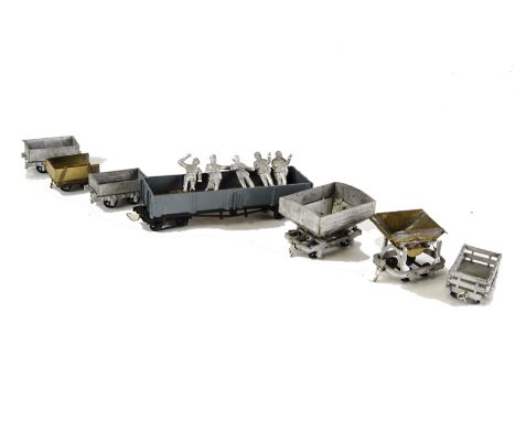Kit-built 0 Gauge 16.5mm Scale Lynton and Barnstable style or Welsh Mining style Light Railway mining and freight trucks: com