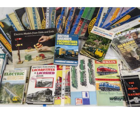 A collection of later Hornby Catalogues and other Literature: including ' Märklin Miniature Railway HO' handbook circa 1958, 