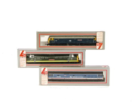 Lima 00 Gauge BR blue and green Diesel Locomotives: BR two-tone green 55002 'The Kings Own Yorkshire Light Infantry', BR blue