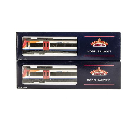 A Bachmann 34425A South West Trains Turbo Star Class 170 2-Car DMU, comprising Power and Trailer Cars, in original individual