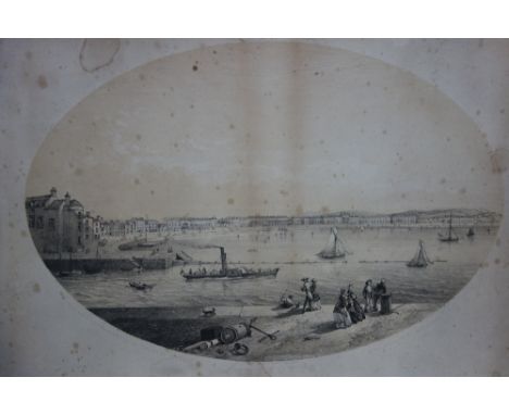 A 19TH CENTURY LITHOGRAPH BY DAY &amp; SON, 'Weymouth', (unframed)